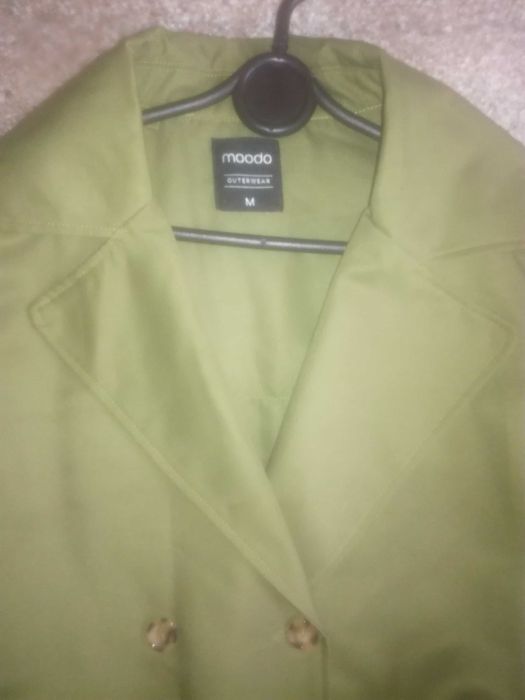 Trencz/płaszcz zielony Moodo