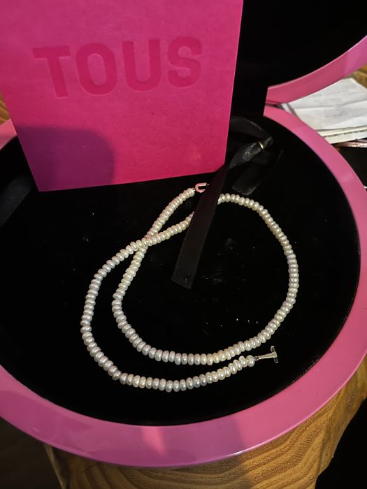 Tous perly choker naszyjnik nowe  paragon certyfikat