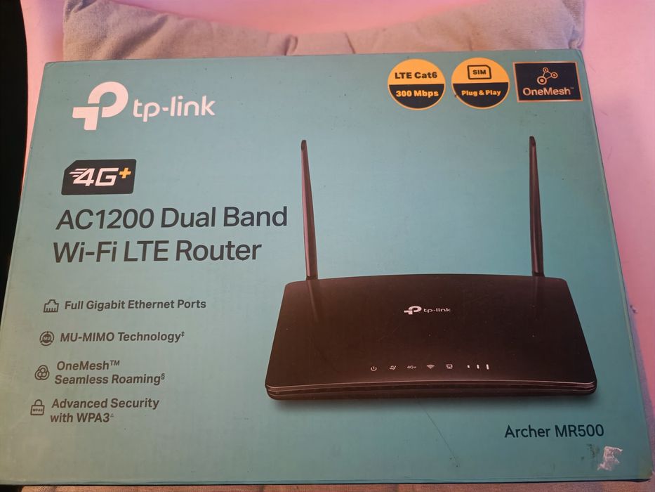 TP-Link Archer MR500 + antena LTE 10m