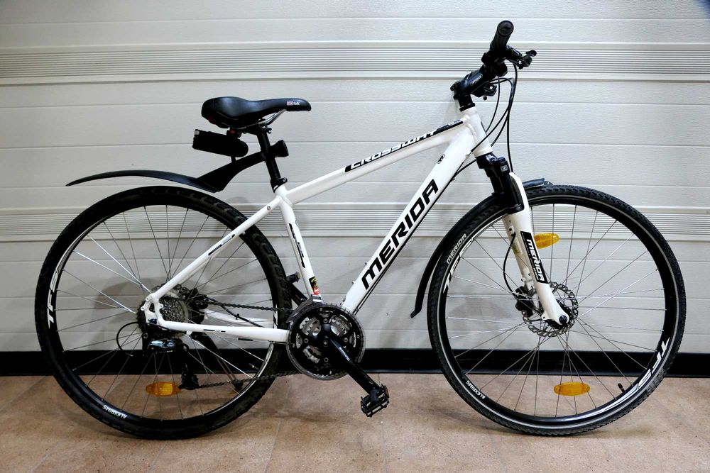 ROWER CROSSOWY MERIDA, koła 28", hamulce tarczowe hydrauliczne, FULL SHIMANO DEORE, 3x9