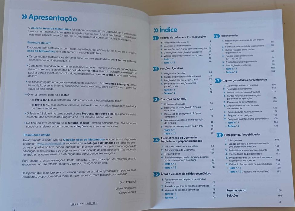Ases da Matemática 9 - Apoio Escolar