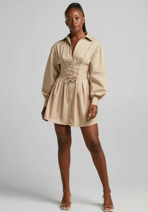 Новое! Стильное актуальное платье от Bershka (Испания)! р.L