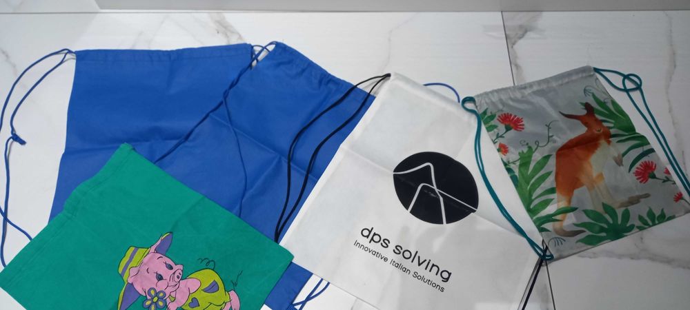 Worki  miękkie  na plecy różne