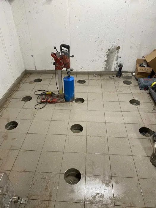 Wiercenie otworów w betonie, przewierty w betonie, cięcie Gdynia