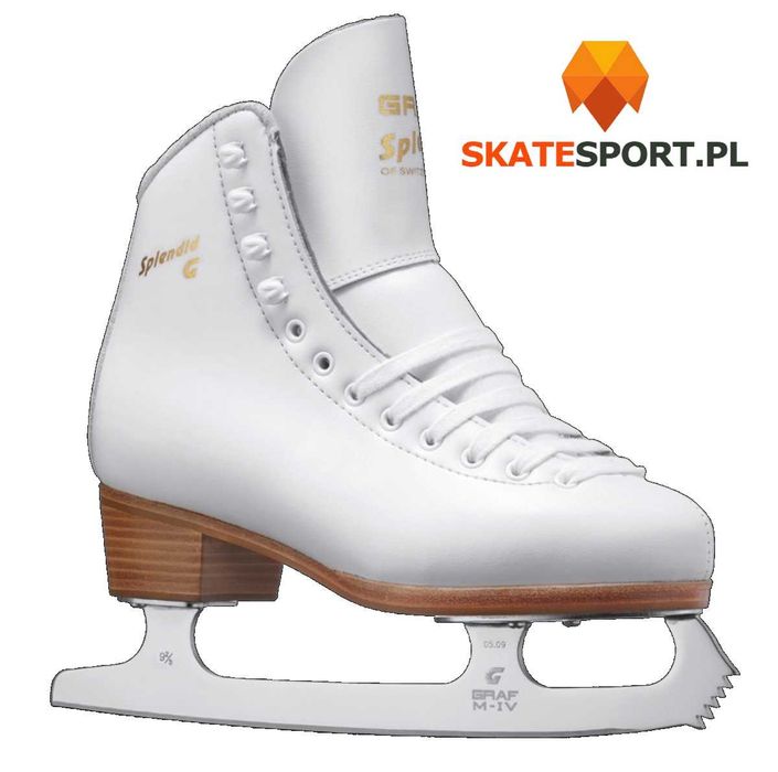 Łyżwy figurowe Graf Splendid Senior z płozą Graf M-IV roz. 36/24cm