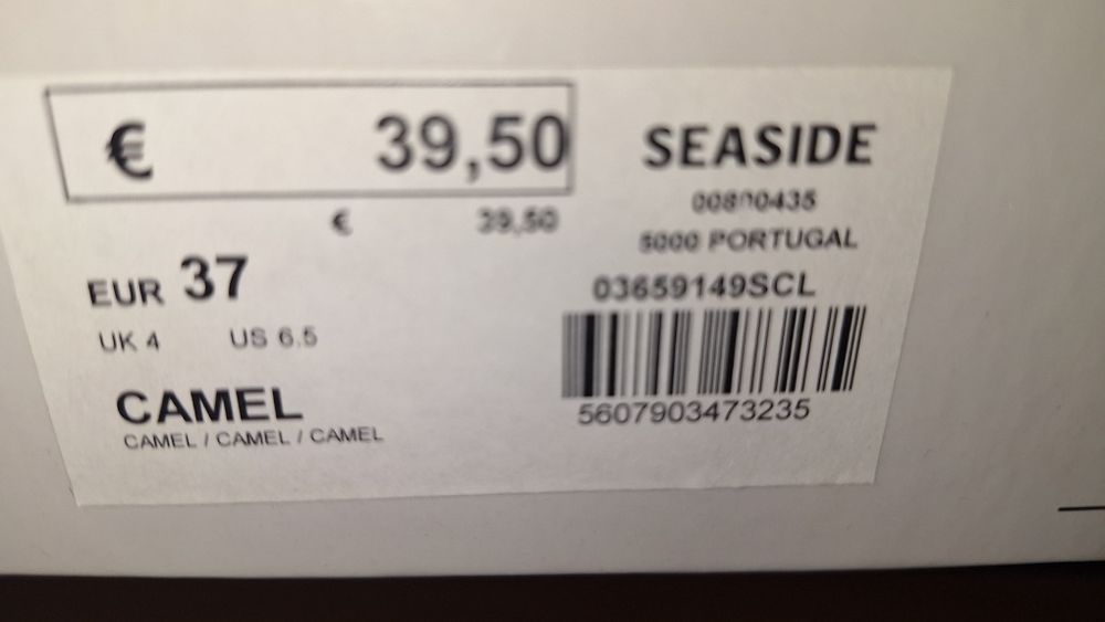 socas / sandálias da seaside