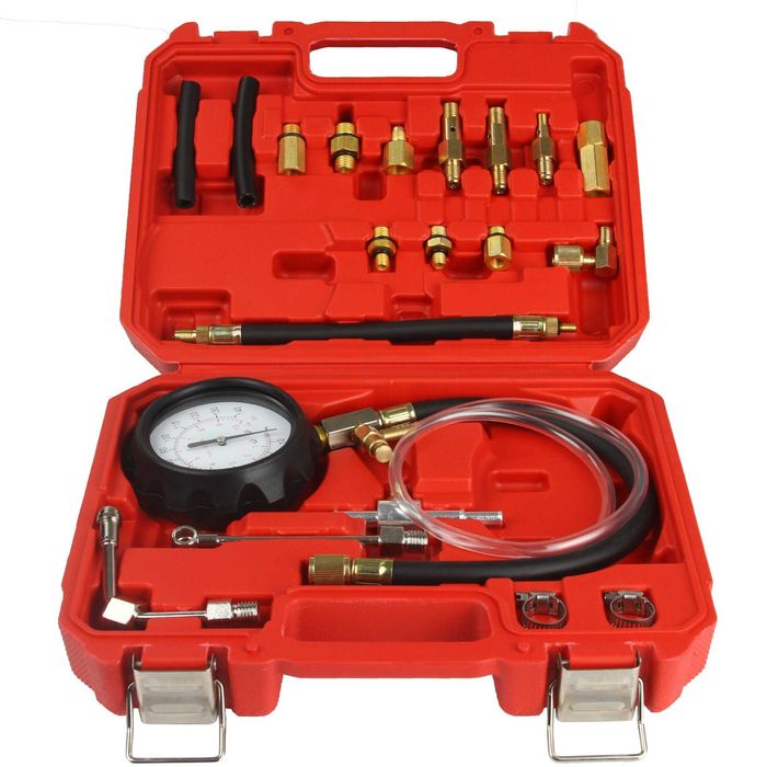 Tester Ciśnienia Oleju Paliwa Uniwersalny  21 elementów Mamometr