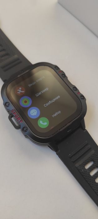 Смарт-годинник SmartWatch Tactical Black