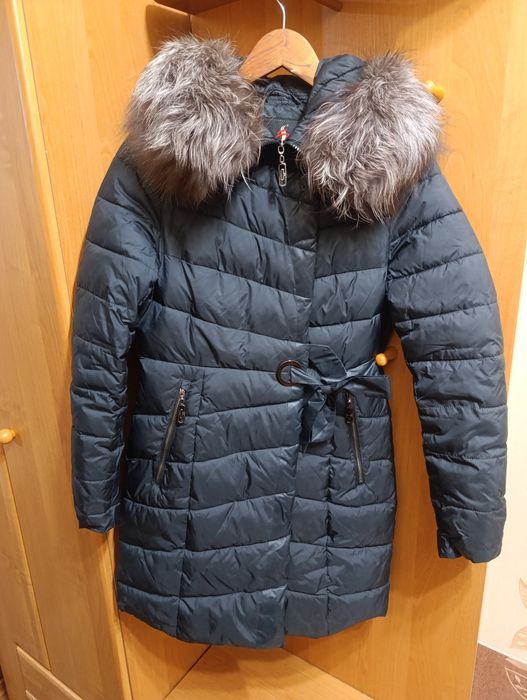 Пуховик з чернобуркою M (44)