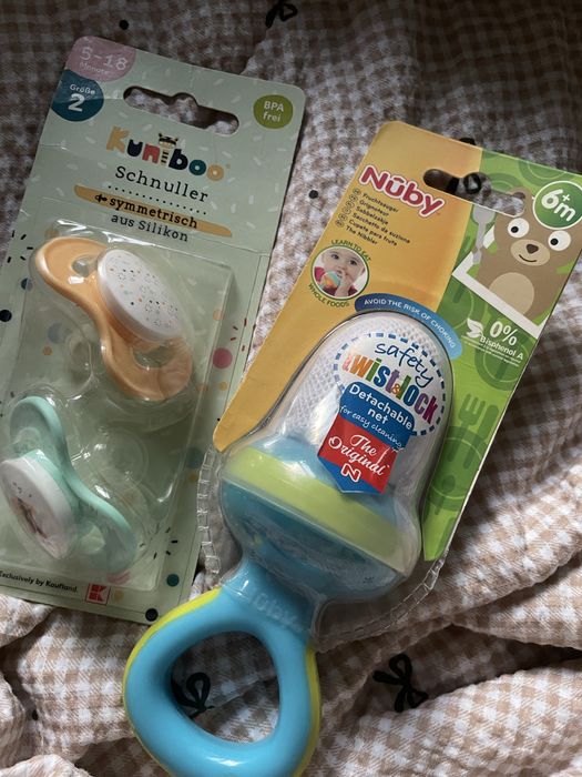 Нові пустушки 5-18міс, ніблер, розвив іграшки, ложка