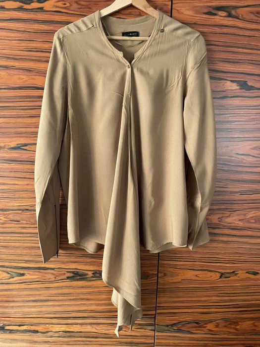 Elegancka biurowa koszula Kappahl brązowa na co dzień na guziki