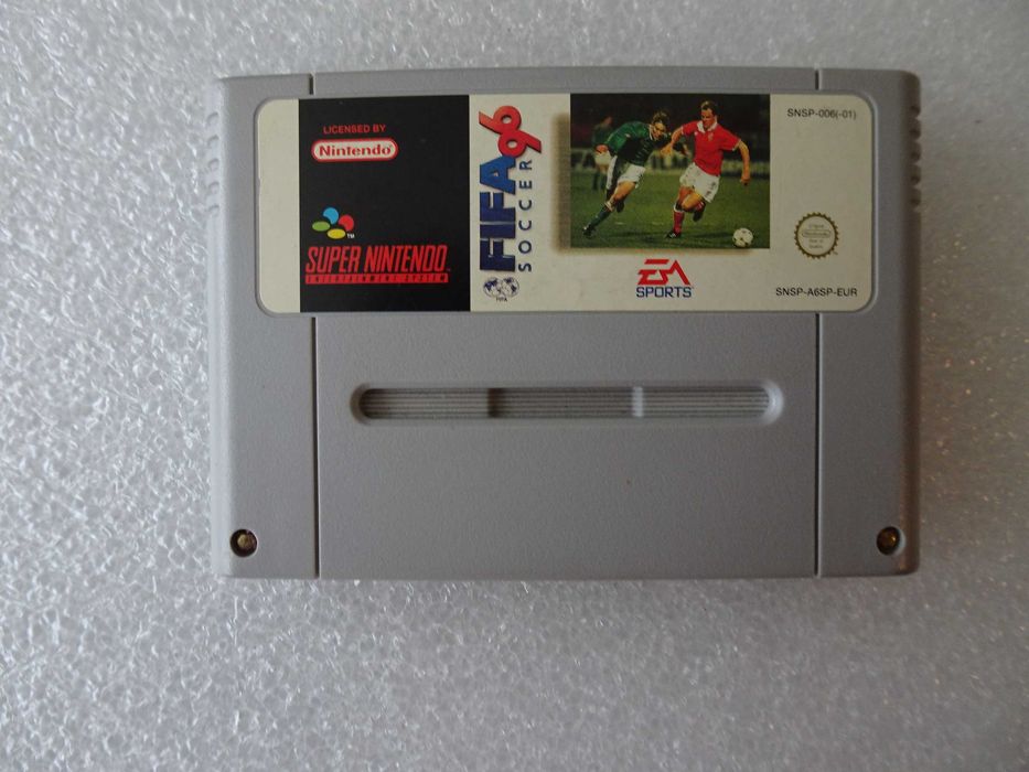 Jogo Super Nintendo SNES Fifa 96 Soccer -