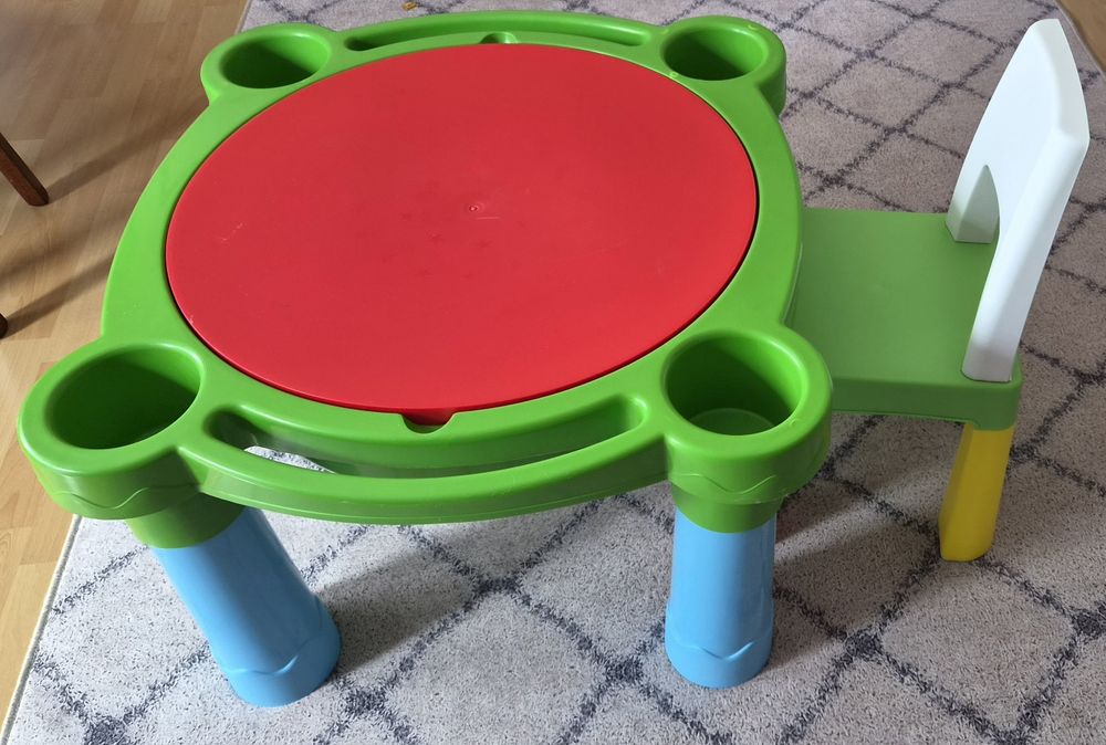 Zestaw stolik 3w1 PalPlay i krzesełko Tega Baby Multifun