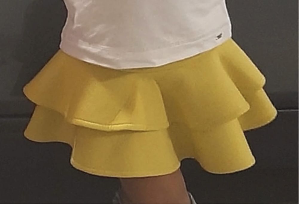 Conjunto menina casaco+saia+camisola Mayoral