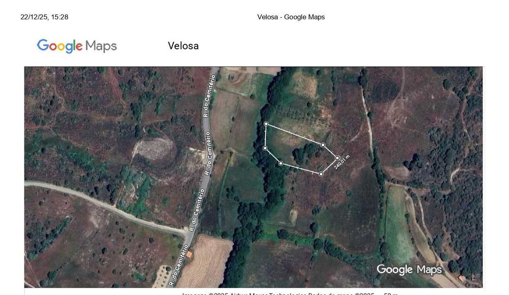 Terreno Rustico com Ruina de Casa Antiga