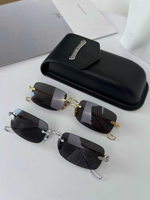 Мужские очки Chrome Hearts темные очки Хром Хартс два цвета