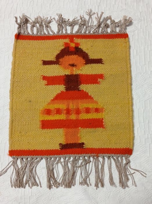 Мини ковёр M. Domanska. 1960-70г