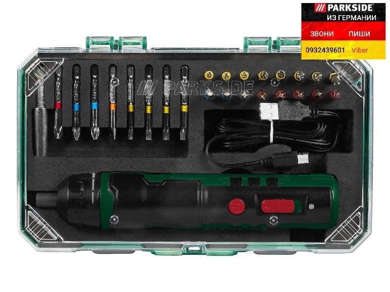 Мощная аккум отвертка из ГЕРМАНИИ Parkside PASS 4 викрутка шуруповерт