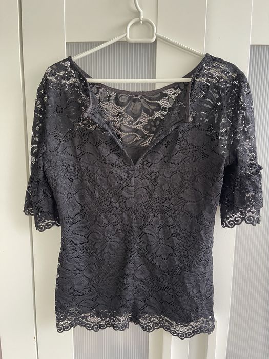Bluzka Taranko koronkowa czarna