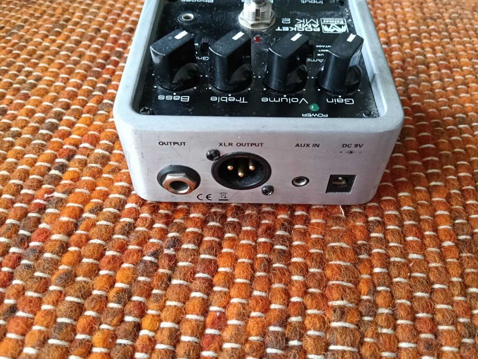 Palmer Pocket Amp MK2 – Pré-Amp de Guitarra Portátil (Como Novo)