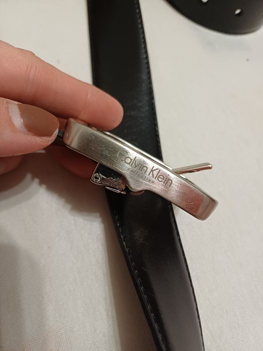 Чоловічий шкіряний ремінь Calvin Klein