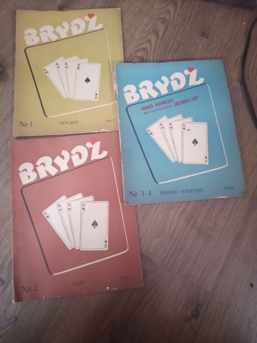 Brydż stare czasopismo