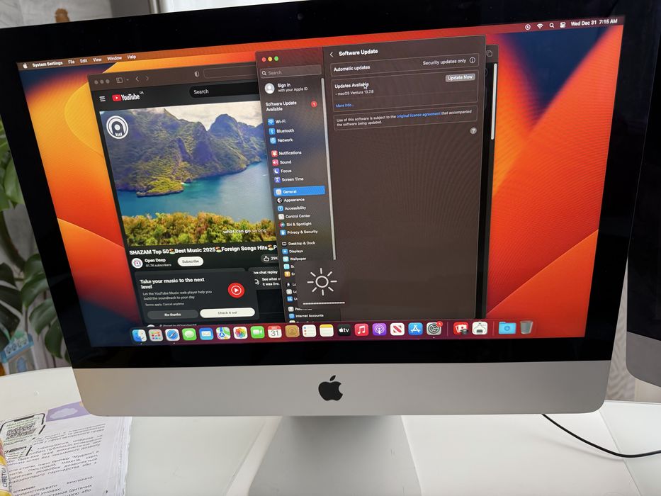 Imac 2017 21,5” i5 8gb 1tb хороший, робочий: 6 700 грн