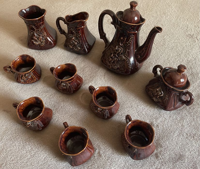 Винтажный чайный сервиз на 6 персон