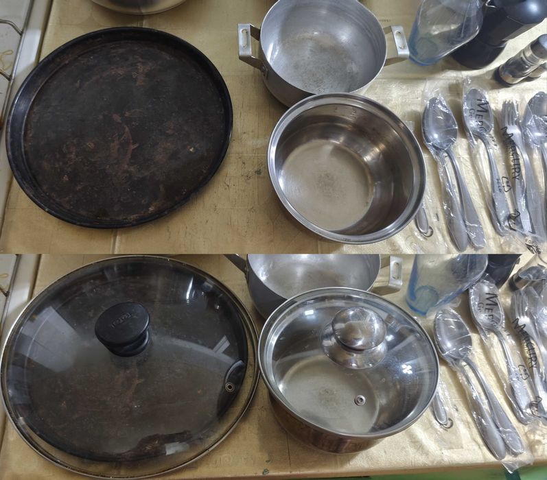 Набор кастрюль\сковородок\приборы\кофеварка\графин одним лотом