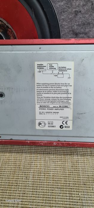 Amplificador Sony