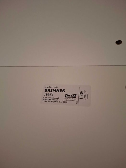 Toaletka Ikea Brimnes