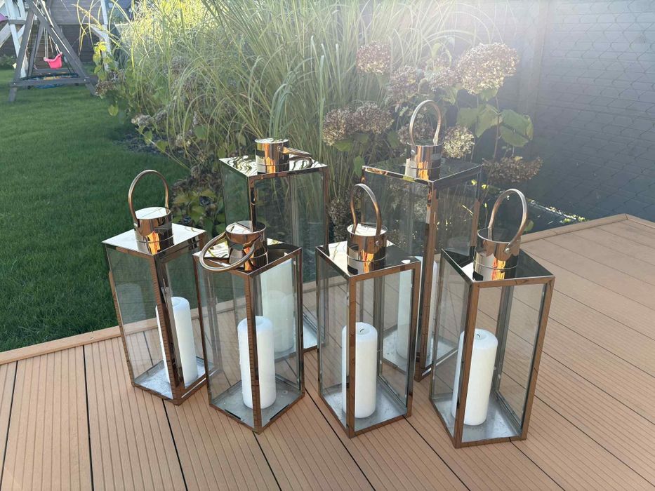 Latarenka lampion na taras do ogrodu Halloween świece Barcelona