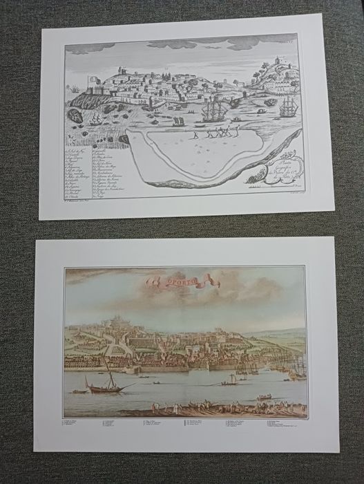 Duas gravuras antigas do Porto
Dimensões apr