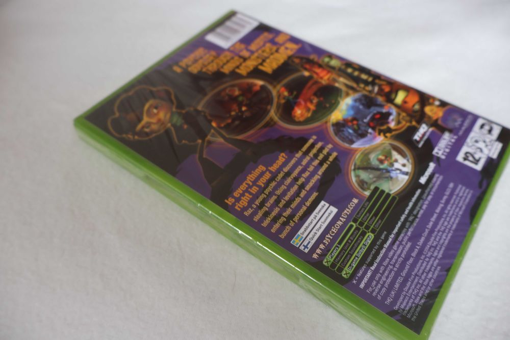 Gra Microsoft Xbox Classic PSYCHONAUTS PAL 3X ANG Nowa w folii! Unikat