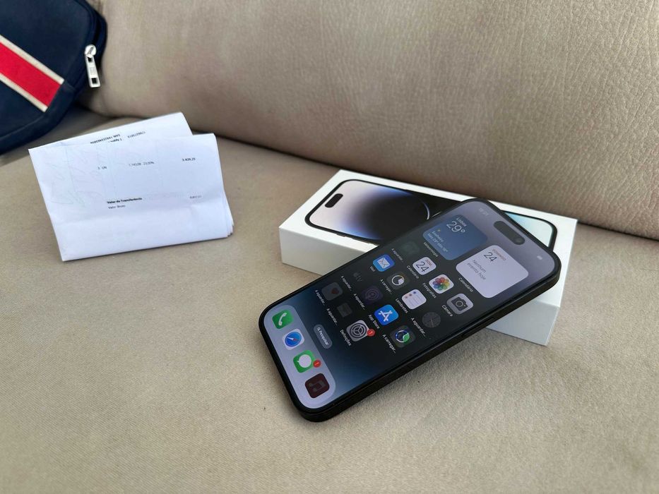 Vendo troco iPhone 14 Pro Max 256Gb Preto C/Fatura Nacional