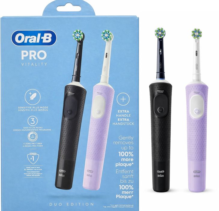 набір електричних зубних щіток Oral-B Vitality Pro Duo Edition