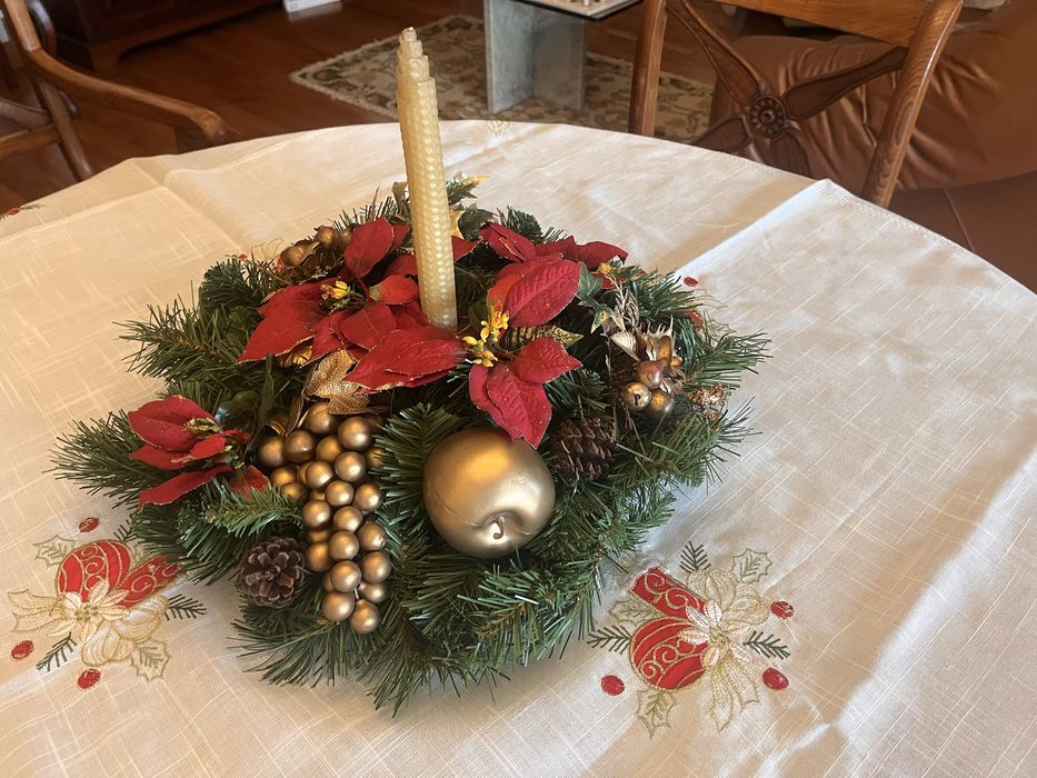 Centro natalicio grande ( 45 cm de diâmetro).