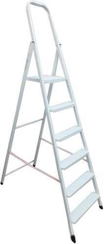 Розсувна драбина (стрем'янка) металева Werk 216 на 6 сходинок, як нова