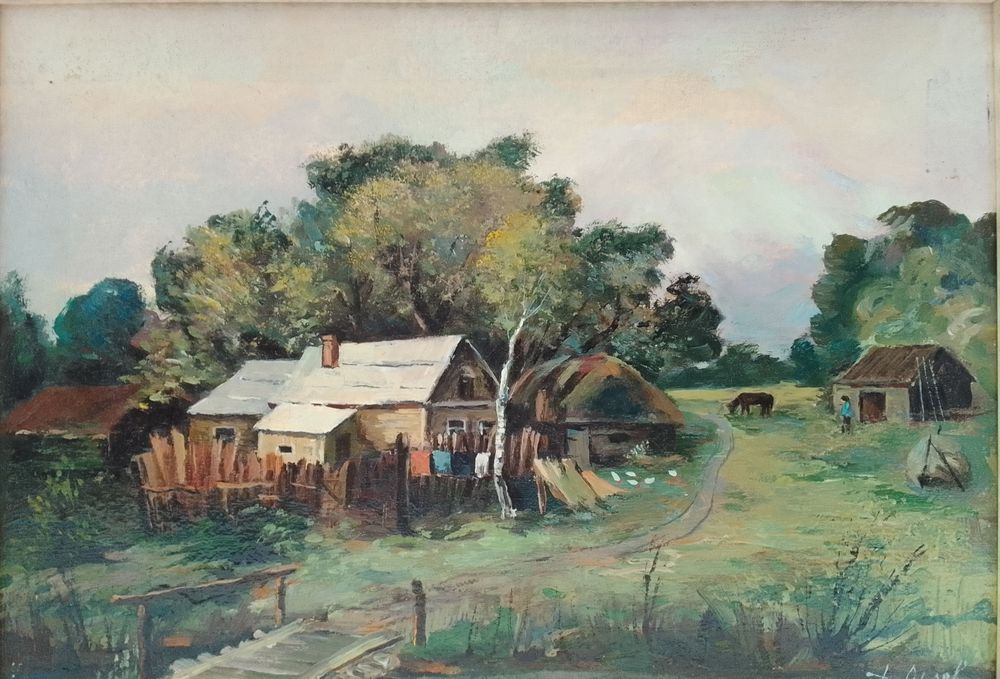 Pintura a óleo / D.Orlov (Д.Орлов).