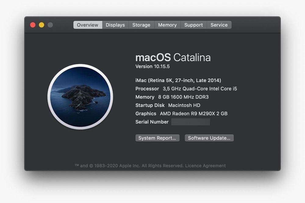 iMac Retina 5K, 27 polegadas, finais de 2014