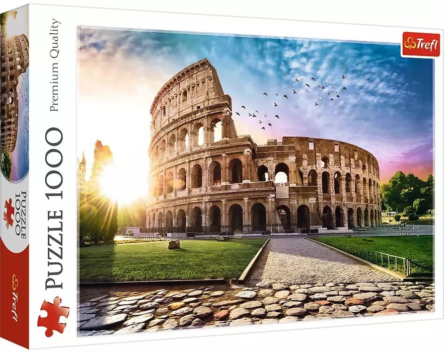 Puzzle 1000 Elementów. Koloseum W Promieniach Słońca. Nowy Produkt