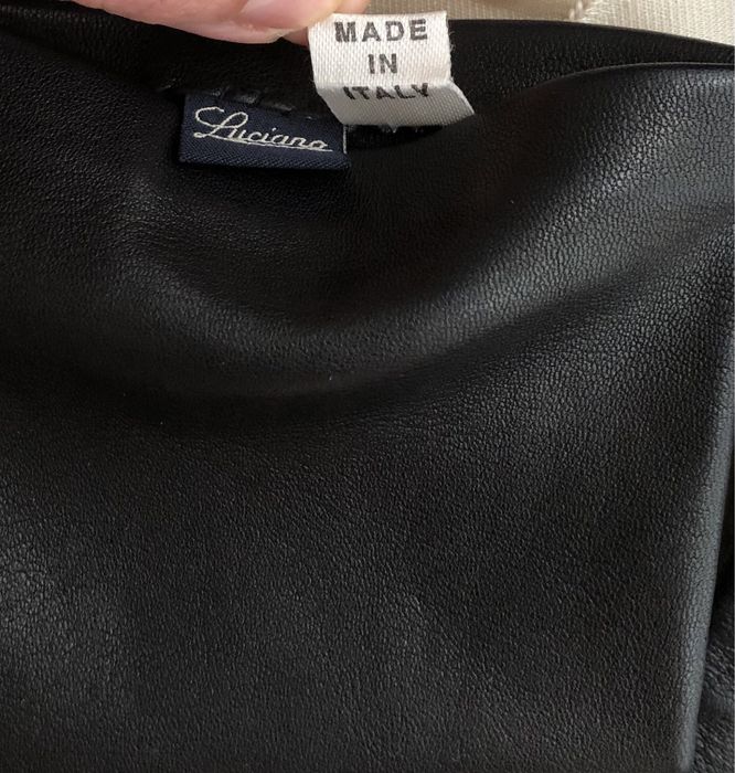 Перчатки кожа , шерсть Max mara