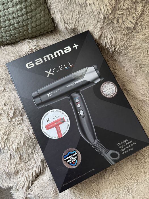 Nowa suszarka fryzjerska Gamma Plus x-cell czerwona limitowana