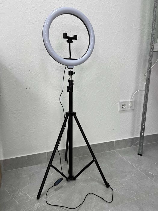 Кольцевая LED ЛАМПА + ШТАТИВ 2 метра! Набор профессионального света!