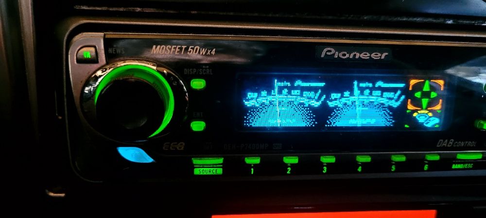 Radio Pioneer deh-p7400mp delfiny rarytas