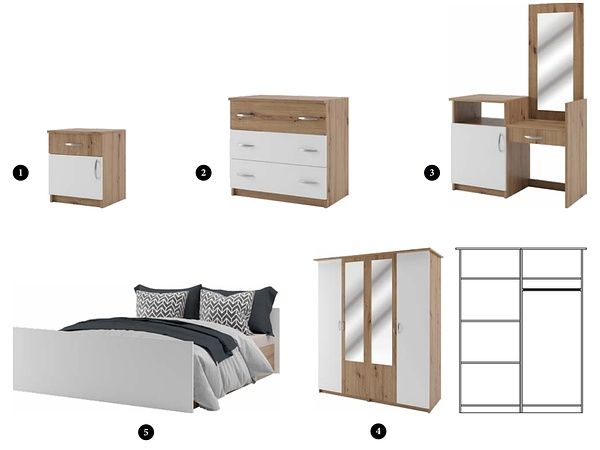 Шкаф от спальни , комоды, кровати