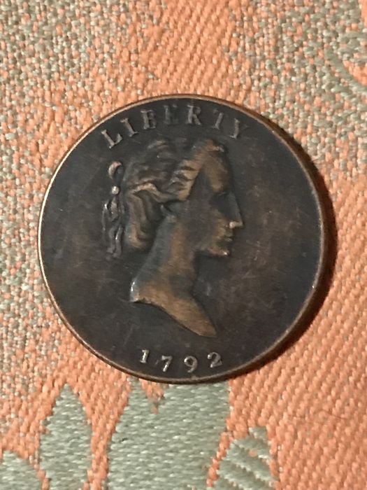 USA древняя монета США 1792г