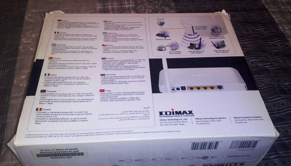 Ruter  Edimax  ADSL