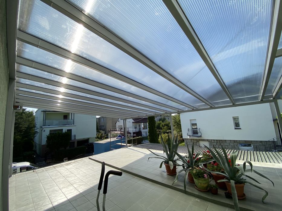 Zadaszenia wiaty konstrukcie stalowe balustrady