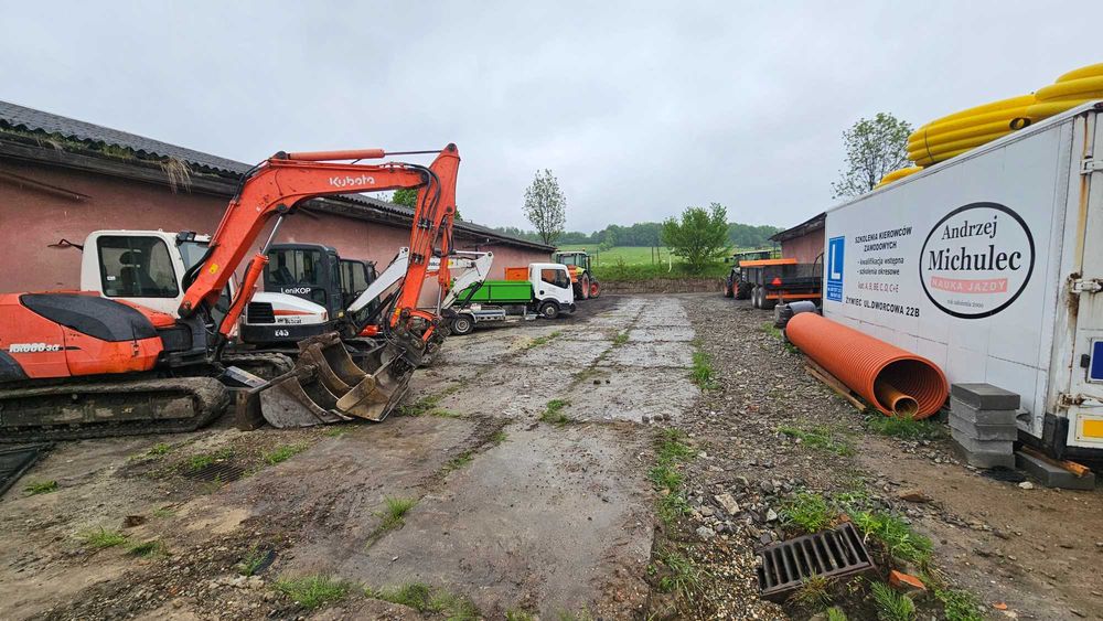 Usługi koparka 2t 5t 8t ciagnik rolniczy